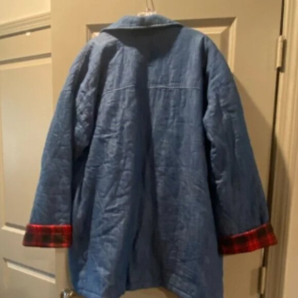 Warm denim and flannel lined jacket. - Picture 6 of 6